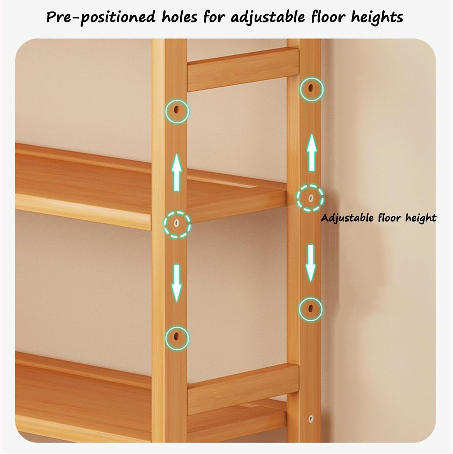 Wooden Desktop Shelf, Outdoor Desktop Planter Shelf Rack, Display Storage Unit, Country Style Shelf, Made of Solid Wood, Safe, Thick and Stable, 72.4 * 23.4 * 35cm (Three Layers)
