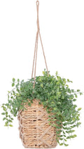 Gourd Grass Woven Hanging Basket, Hand-Woven Storage, Front Door Flower Basket, Home Decor Storage for Home, Kitchen, Garden